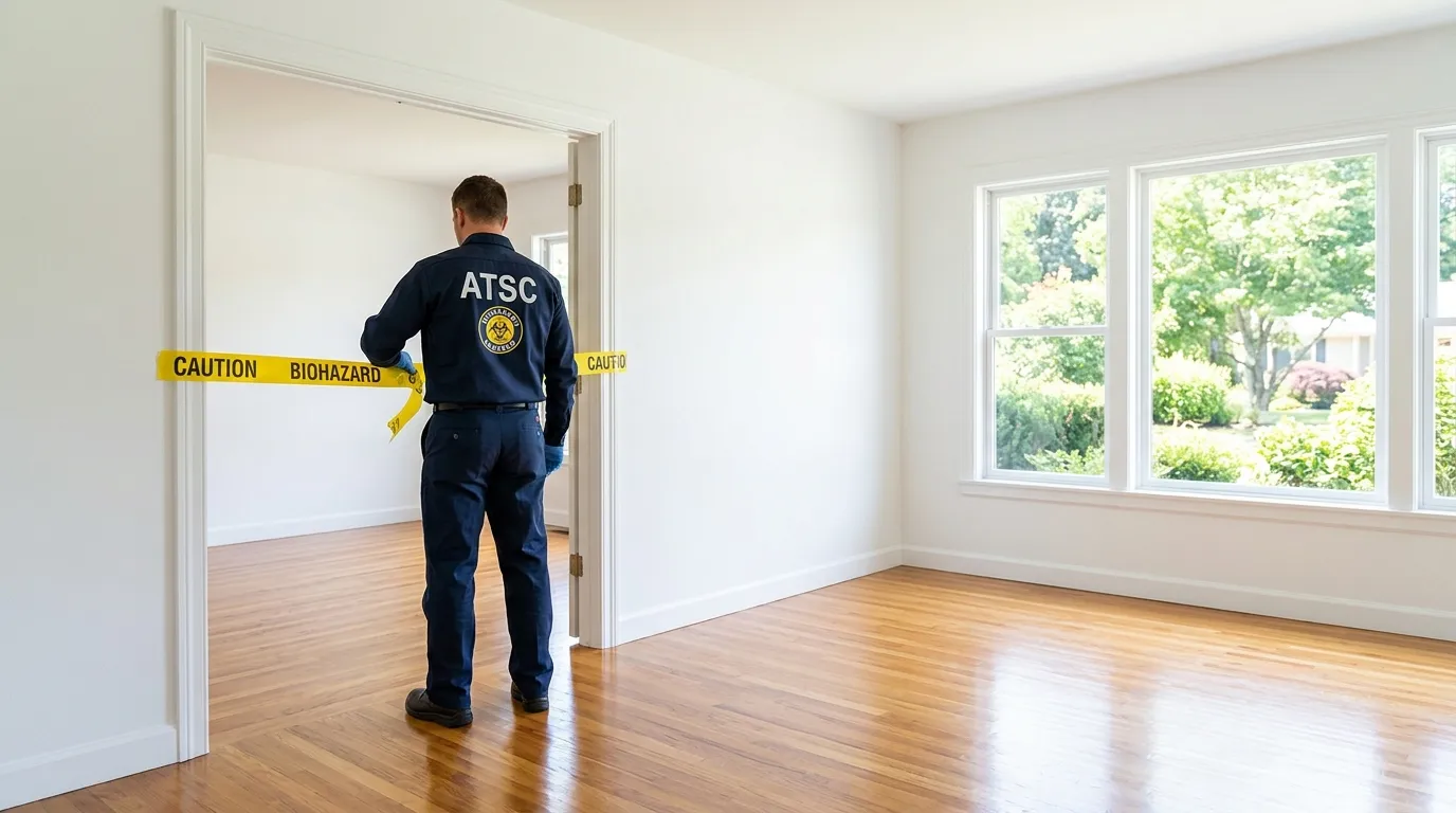 Certified biohazard cleanup crew performing Decomposition Cleanup in Brownwood