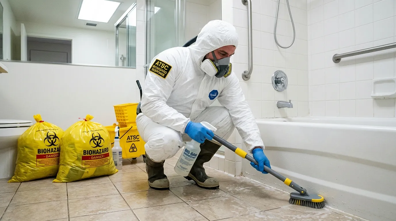 Decontamination equipment deployed for Blood Cleanup in Brownwood